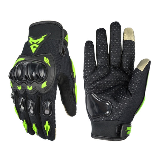 MOTOCENTRIC 13-MC-010 Touch Screen Motorcycle Breathable Gloves, Specification: L(Green) - free shipping - PMC Jewellery - Order now!