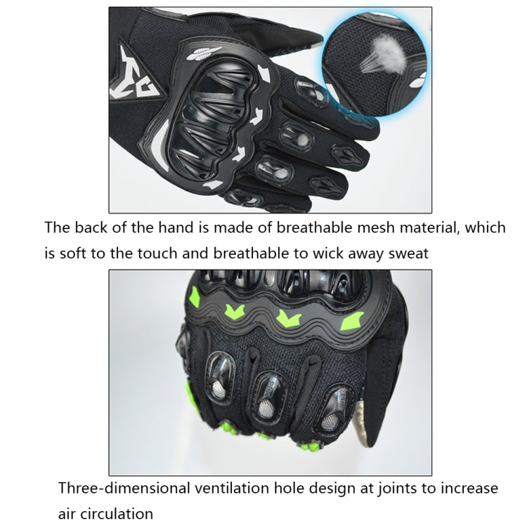 MOTOCENTRIC 13-MC-010 Touch Screen Motorcycle Breathable Gloves, Specification: L(Green) - free shipping - PMC TechLife - Order now!