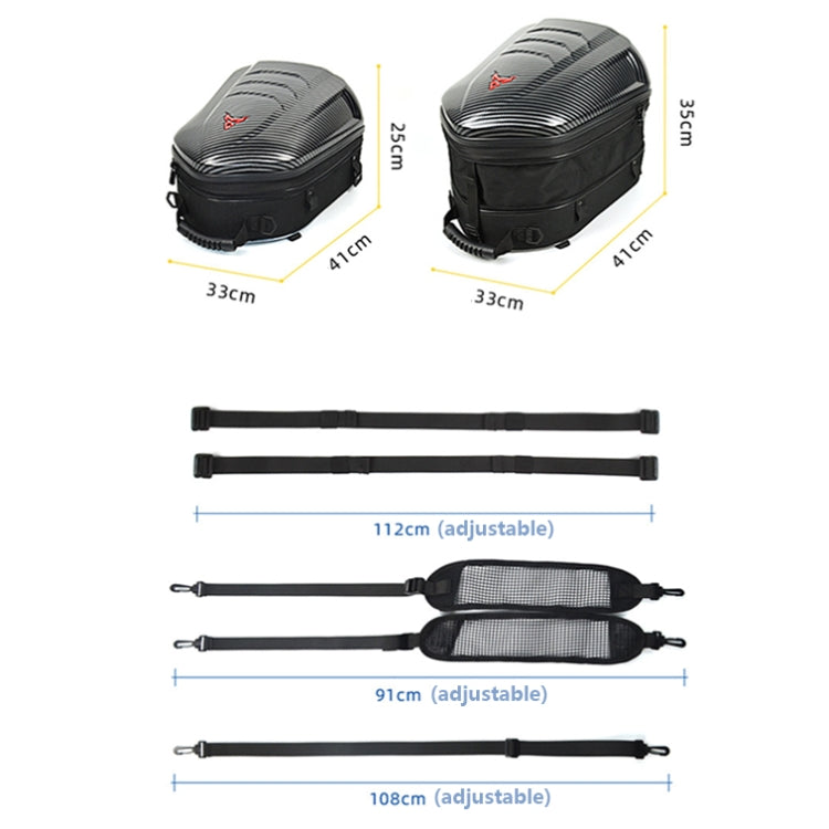 MOTOCENTRIC 11-MC-0113 Outdoor Riding Motorcycle Rear Seat Bag(Blue) - free shipping - PMC TechLife - Order now!