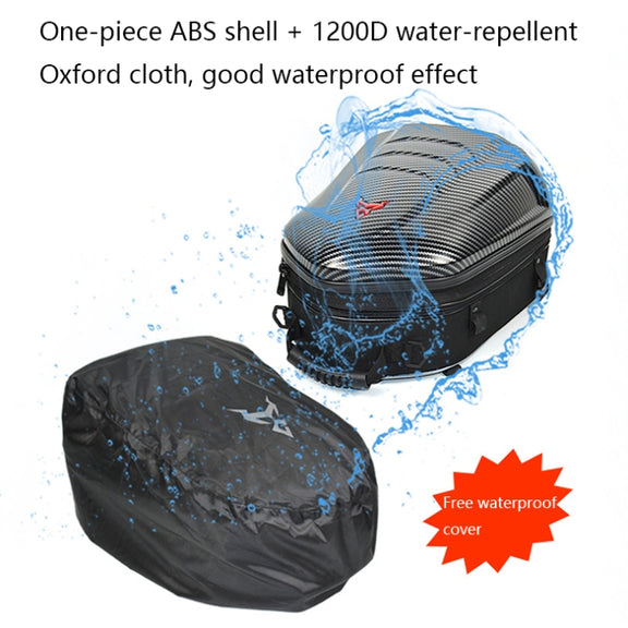 MOTOCENTRIC 11-MC-0113 Outdoor Riding Motorcycle Rear Seat Bag(Gray)