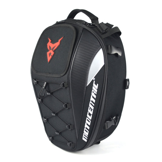 MOTOCENTRIC 11-MC-0102 Motorcycle Rear Seat Helmet Bag(Red) - free shipping - PMC Jewellery - Order now!