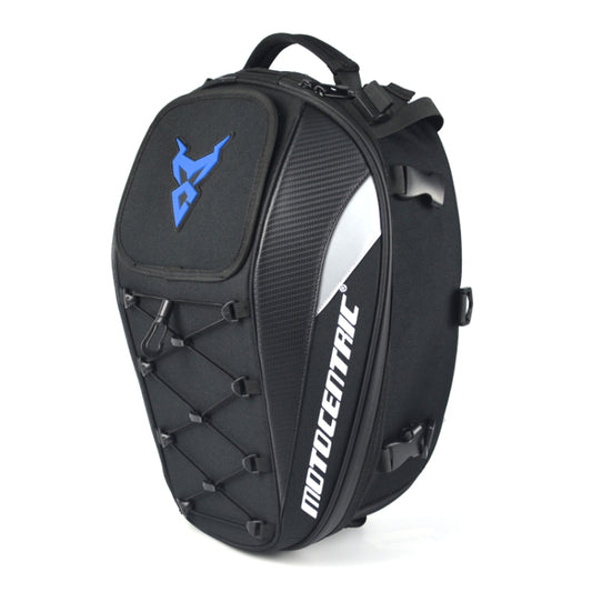 MOTOCENTRIC 11-MC-0102 Motorcycle Rear Seat Helmet Bag(Blue) - free shipping - PMC Jewellery - Order now!