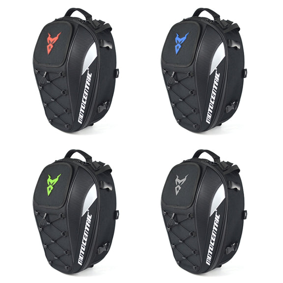 MOTOCENTRIC 11-MC-0102 Motorcycle Rear Seat Helmet Bag(Red)