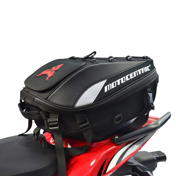 MOTOCENTRIC 11-MC-0102 Motorcycle Rear Seat Helmet Bag(Red) - free shipping - PMC Jewellery - Order now!
