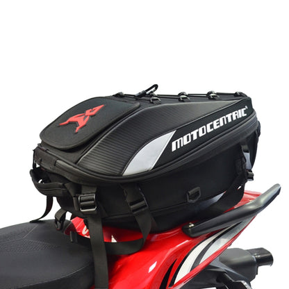 MOTOCENTRIC 11-MC-0102 Motorcycle Rear Seat Helmet Bag(Red) - free shipping - PMC Jewellery - Order now!