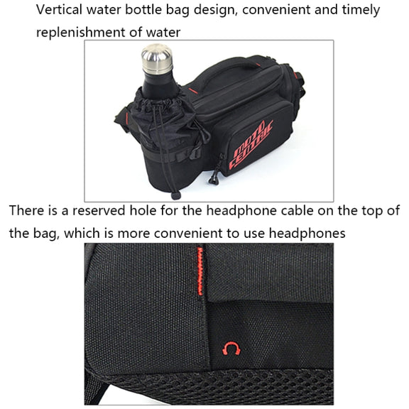 MOTOCENTRIC 11-MC-0112 Multifunctional Motorcycle Riding Messenger Waist Bag(Blue)