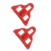 1pair Bicycle Pinch Group Combination Screw Highway Car Riding Shoes Bicycle Lock Tablet(Red)