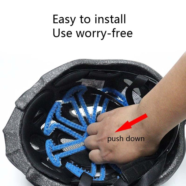 Riding Silicone Helmet Inner Pad Anti-Pressure Hair Breathable Portable Helmet Pad(Orange) - Protective Helmet & Masks by PMC TechLife | Online Shopping South Africa | PMC TechLife | Buy Now Pay Later Mobicred