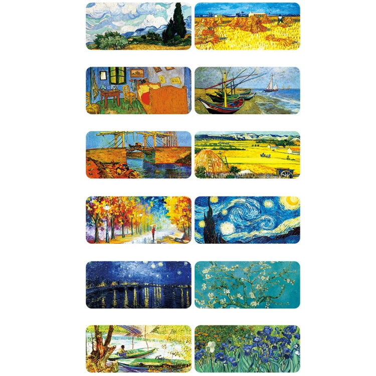 400x900x5mm Locked Am002 Large Oil Painting Desk Rubber Mouse Pad(Starry Night)