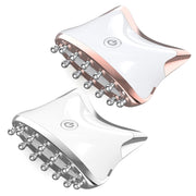 SM-2102 EMS Color Light Meridian Dredging Scraping Massager(White Gold)