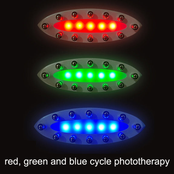 SM-2102 EMS Color Light Meridian Dredging Scraping Massager(White Silver)