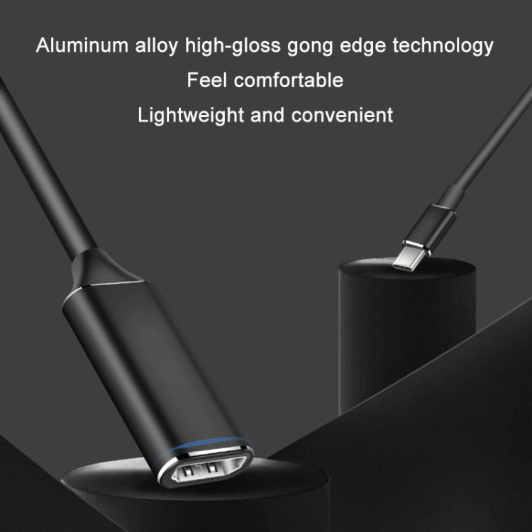 TYPE-C USB3.1 to HDMI HD 4K Converter(Silver) - free shipping - PMC TechLife - Order now!