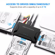 USB3.0 To SATA / IDE Easy Drive Cable External Hard Disk Adapter, Plug Specifications: US Plug