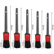 26 PCS / Set Car Beauty Car Wash Detail Brush Electric Drill Brush Outlet Brush(Red)