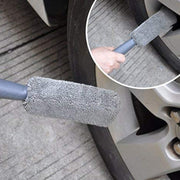 12 PCS / Set Car Wash Tool Brush Car Tires Brush Double Strand Wheel Brush(Gray)