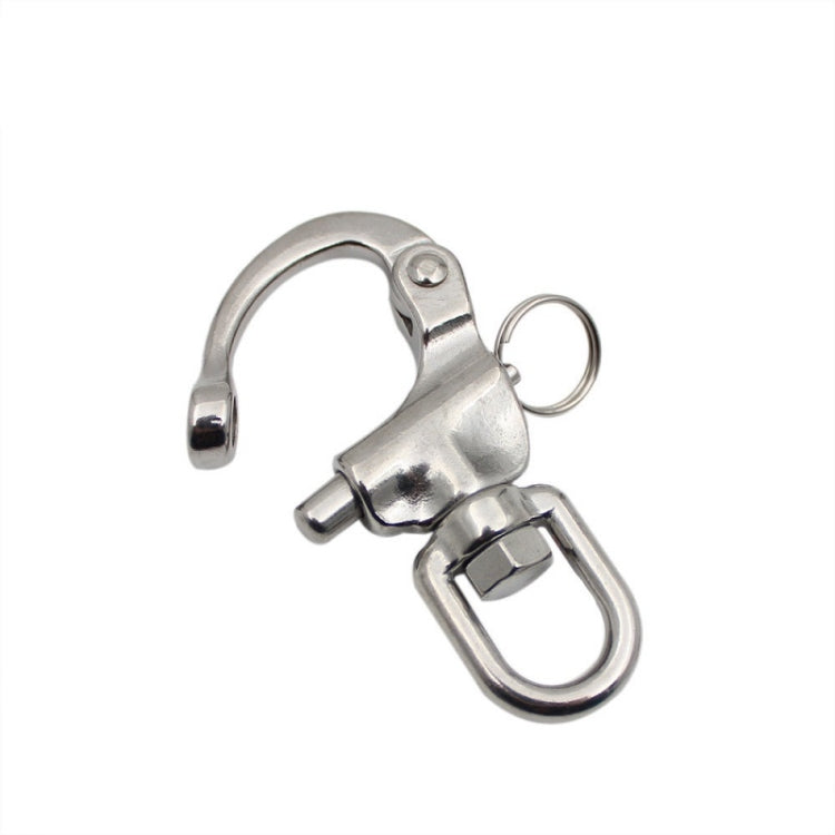 Yachting Sailing Stainless Steel Coil Type Rotary Spring Shackle, Specification: 128mm - Marine Accessories & Parts by PMC TechLife | Online Shopping South Africa | PMC TechLife | Buy Now Pay Later Mobicred
