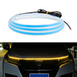 Car LED Streamer Decorative Hood Atmosphere Lights, Style: Monochrome Yellow Light(1.5m) - Decorative Lights by PMC TechLife | Online Shopping South Africa | PMC TechLife | Buy Now Pay Later Mobicred