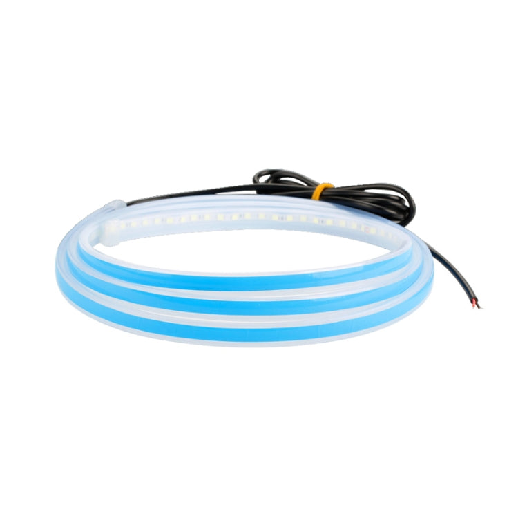 Car LED Streamer Decorative Hood Atmosphere Lights, Style: Monochrome Blue Light(1.5m) - Decorative Lights by PMC TechLife | Online Shopping South Africa | PMC TechLife | Buy Now Pay Later Mobicred