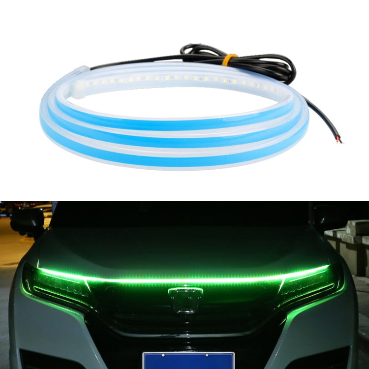 Car LED Streamer Decorative Hood Atmosphere Lights, Style: Monochrome Green Light(1.8m) - free shipping - PMC TechLife - Order now!