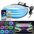 Car LED Streamer Decorative Hood Atmosphere Lights, Style: Remote Control+APP Colorful Light(1.5m) - Decorative Lights by PMC TechLife | Online Shopping South Africa | PMC TechLife | Buy Now Pay Later Mobicred