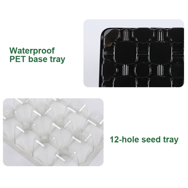 5 Set Plant Seed Starter Trays Kit,Seedling Tray Starter With Grow Light(Green) - free shipping - PMC TechLife - Order now!
