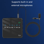 Outdoor Short Video Shooting Noise Reduction Radio Lavalier Microphone With Bluetooth
