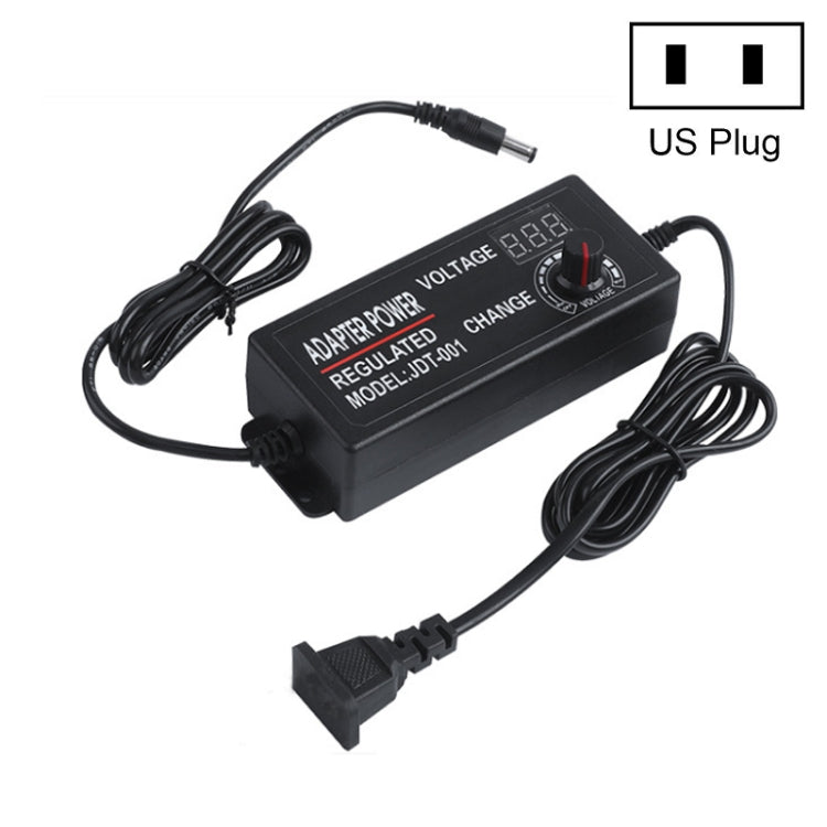 HuaZhenYuan 3-12V5A High Power Speed Regulation And Voltage Regulation Power Adapter With Monitor, Model: US Plug - free shipping - PMC TechLife - Order now!