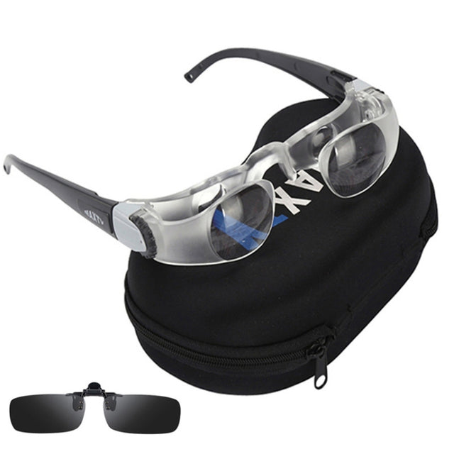 Fishing Telescope Adjustable Focus Telescope,Style: Myopia+ Gray Clip