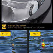Fishing Telescope Adjustable Focus Telescope,Style: Myopia+Yellow Clip