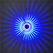 LED Aluminum Aisle Light Sunflower Corridor Lamp Decorative Light, Power source: Visible Installation 1W(Blue)