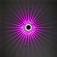 LED Aluminum Aisle Light Sunflower Corridor Lamp Decorative Light, Power source: Visible Installation 1W(Purple) - free shipping - PMC TechLife - Order now!