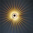 LED Aluminum Aisle Light Sunflower Corridor Lamp Decorative Light, Power source: Visible Installation 3W(Warm White) - Novelty Lighting by PMC TechLife | Online Shopping South Africa | PMC TechLife | Buy Now Pay Later Mobicred