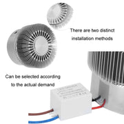 LED Aluminum Aisle Light Sunflower Corridor Lamp Decorative Light, Power source: Visible Installation 3W(Purple)