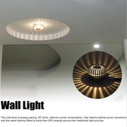 LED Aluminum Aisle Light Sunflower Corridor Lamp Decorative Light, Power source: Invisible Installation 3W(Yellow)