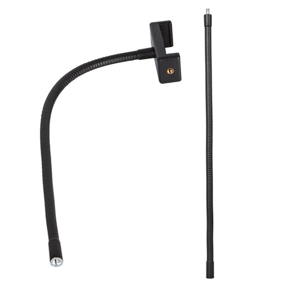 40cm Live Broadcast Bracket Extension Hose Tripod Accessories,Style: Hose+PTZ+Rotatable Phone Clip