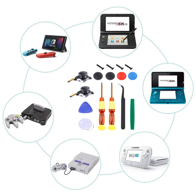 Joy-Con 3D Joystick Repair Screwdriver Set Gamepads Disassembly Tool For Nintendo Switch, Series: 11 In 1 - Tools by PMC TechLife | Online Shopping South Africa | PMC TechLife | Buy Now Pay Later Mobicred