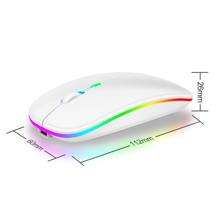 K-Snake BM110 RGB Lighting Effect Wireless Bluetooth Mouse(Black) - Wireless Mice by K-Snake | Online Shopping South Africa | PMC Jewellery | Buy Now Pay Later Mobicred