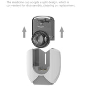 Hands-free Wearable Micro-mesh Nebulizer for Adults and Children ,Style: With EU Plug(Blue White)