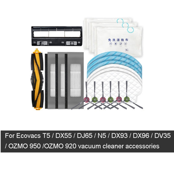 20pcs Disposable Wipes For ECOVACS OZMO 950 920 T5  DX55 DJ65 Vacuum Cleaner Accessories