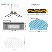 20pcs Disposable Wipes For ECOVACS OZMO 950 920 T5  DX55 DJ65 Vacuum Cleaner Accessories