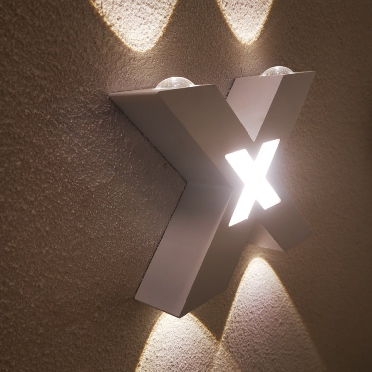 Bedroom Background Wall Lighting Outdoor Courtyard Waterproof Wall Lamp, Light color: Warm White(Black) - Wall Lamps by PMc TechLife | Online Shopping South Africa | PMc TechLife | Buy Now Pay Later Mobicred