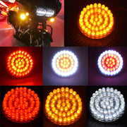 2 PCS Motorcycle LED Signal Steering Lamp For Dyna(White Light 1156 Without Lampshade)
