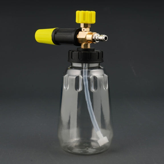 High Pressure Cleaning Machine 1/4 Quick Plug-In Joint Transparent Foam PA Pot(Foam Pot+Joint)