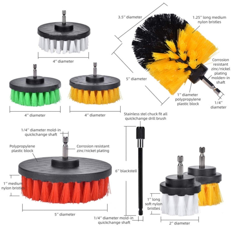 24 PCS / Set  Universal Rod Cleaning Dust Removal Polishing Electric Drilling Brush Set - Car washing supplies by PMC TechLife | Online Shopping South Africa | PMC TechLife | Buy Now Pay Later Mobicred