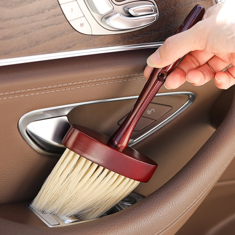 Wood Lengthening Handle Dust Brush Car Vent Internal Decoration Soft Brush - Car washing supplies by PMC TechLife | Online Shopping South Africa | PMC TechLife | Buy Now Pay Later Mobicred