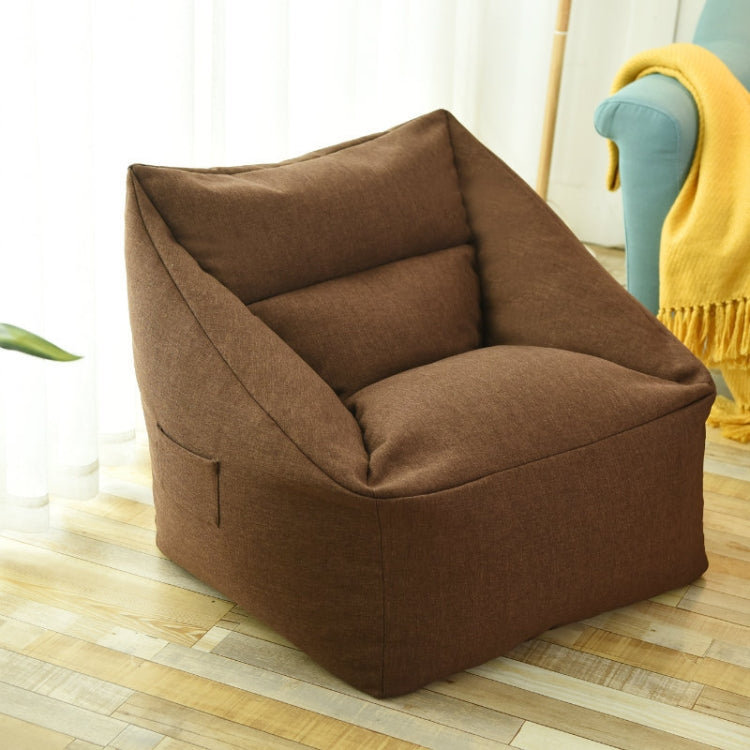 Loafers Sofa BagSkeletonless  Coat, Unfilled, Specification: Chair Cloth Cover(Brown) - Sofa Covers & Chair Covers by PMC TechLife | Online Shopping South Africa | PMC TechLife | Buy Now Pay Later Mobicred