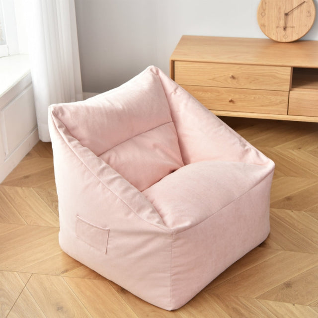 Loafers Sofa BagSkeletonless  Coat, Unfilled, Specification: Chair Cloth Cover(Flesh Pink)