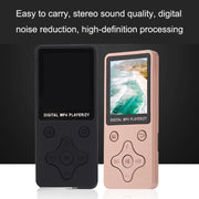 T68 Card Lossless Sound Quality Ultra-thin HD Video MP4 Player(White)