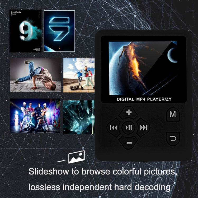 T69 Card Lyrics Synchronization Lossless Sound Quality MP4 Player, Style: Round Button(White) - MP4 Player by PMC TechLife | Online Shopping South Africa | PMC TechLife | Buy Now Pay Later Mobicred