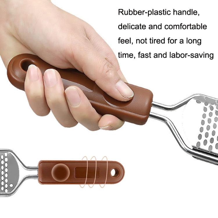 Stainless Steel Exfoliating Pedicure Grinding And Rubbing Machine, Style: Big Hole Smiles (Black)